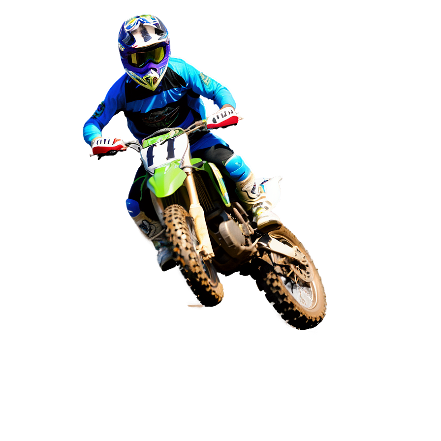 Winter Motocross Action Png Lvg PNG Image