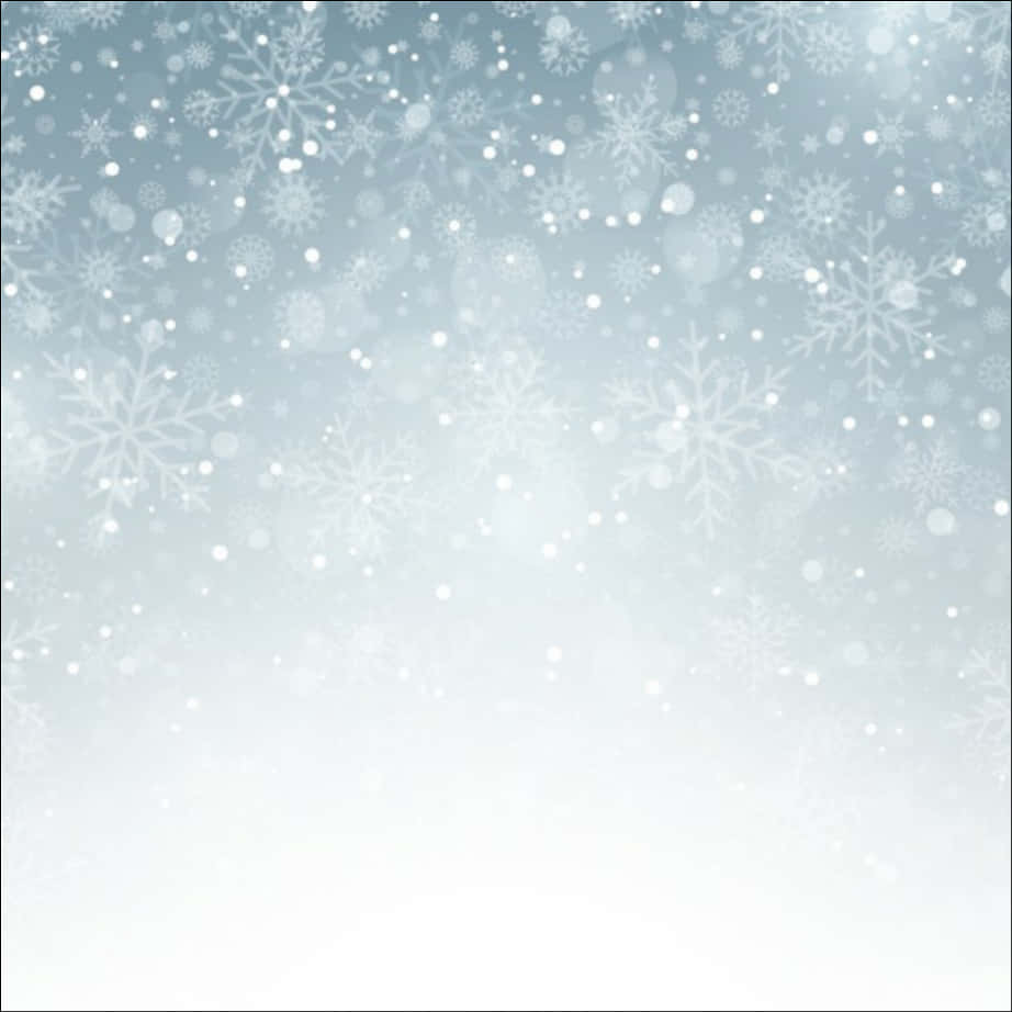 Winter Snowflake Backdrop PNG Image