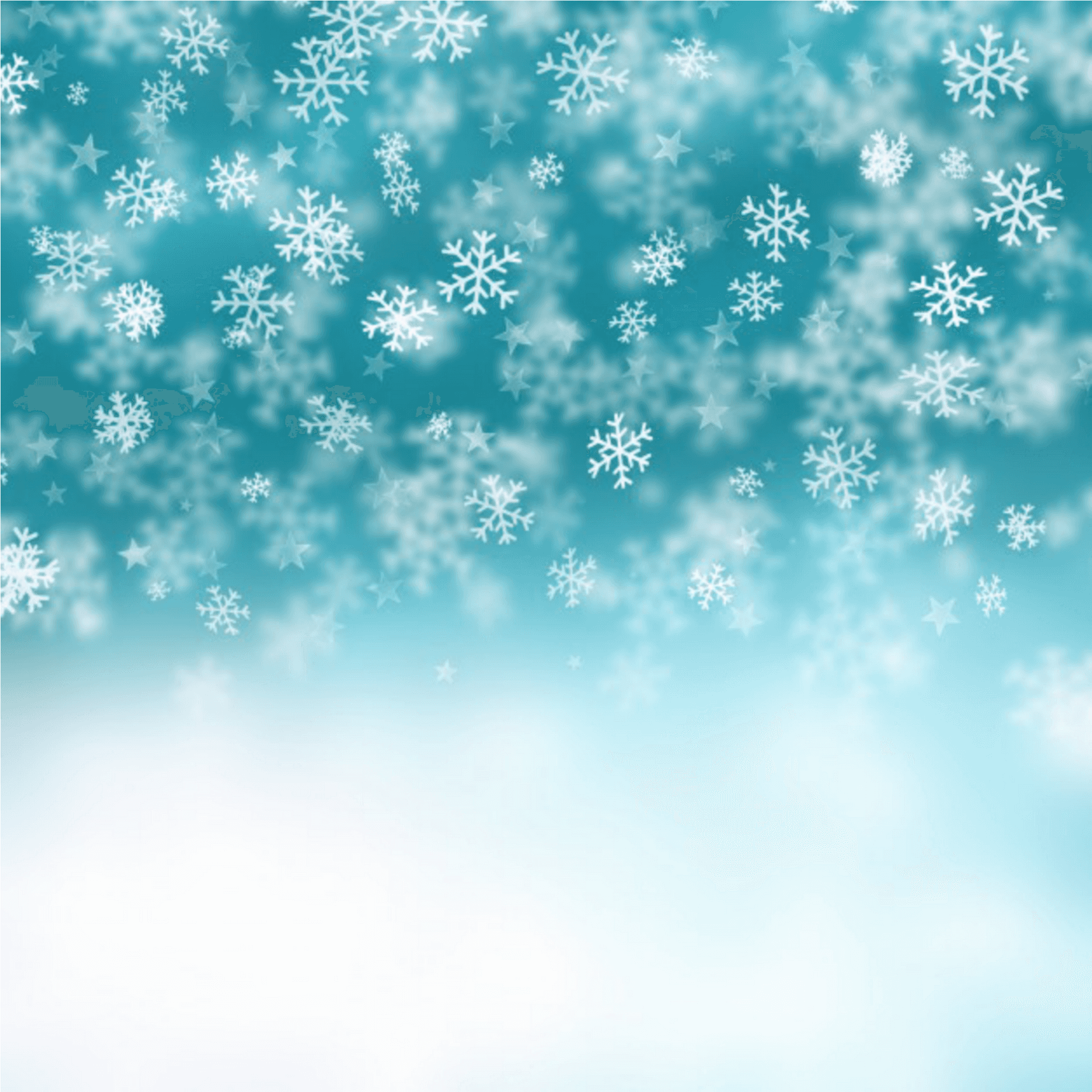 Winter Snowflake Backdrop PNG Image