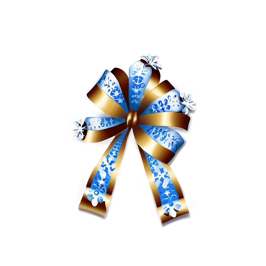 Winter Snowflake Bow Png 05042024 PNG Image