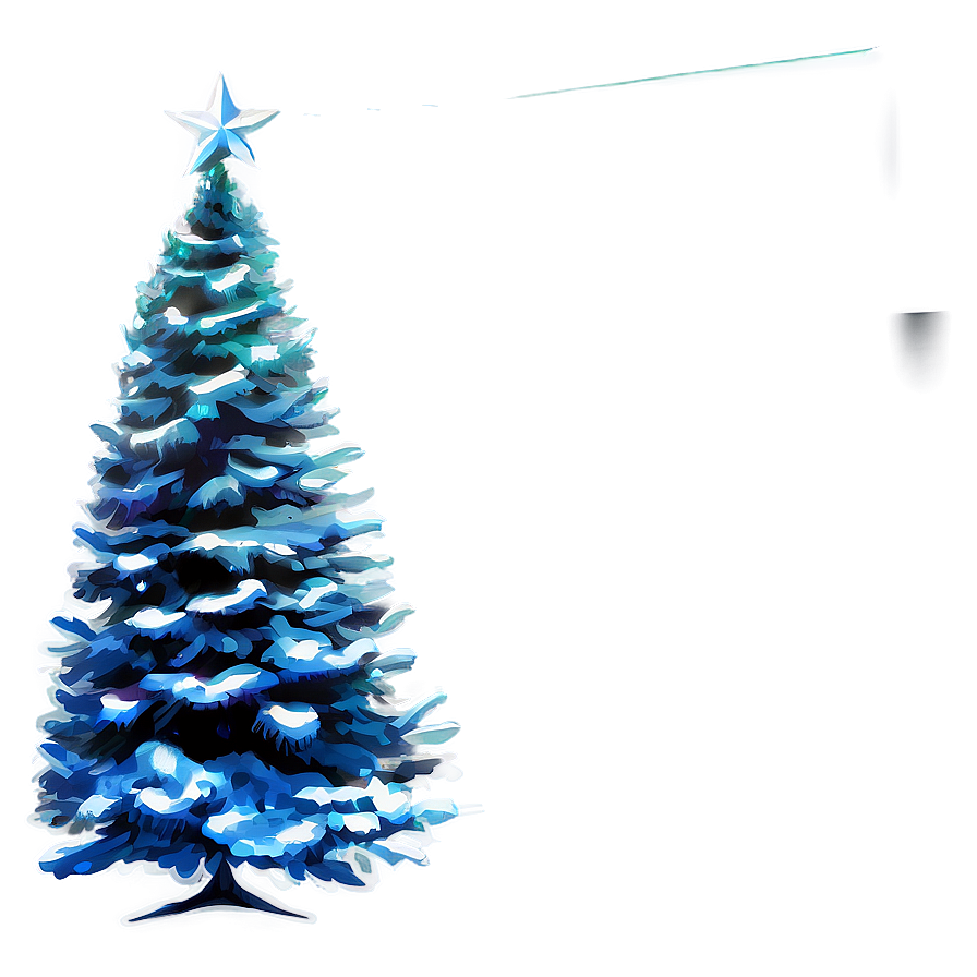 Winter Wonderland Christmas Tree Png Myy38 PNG Image