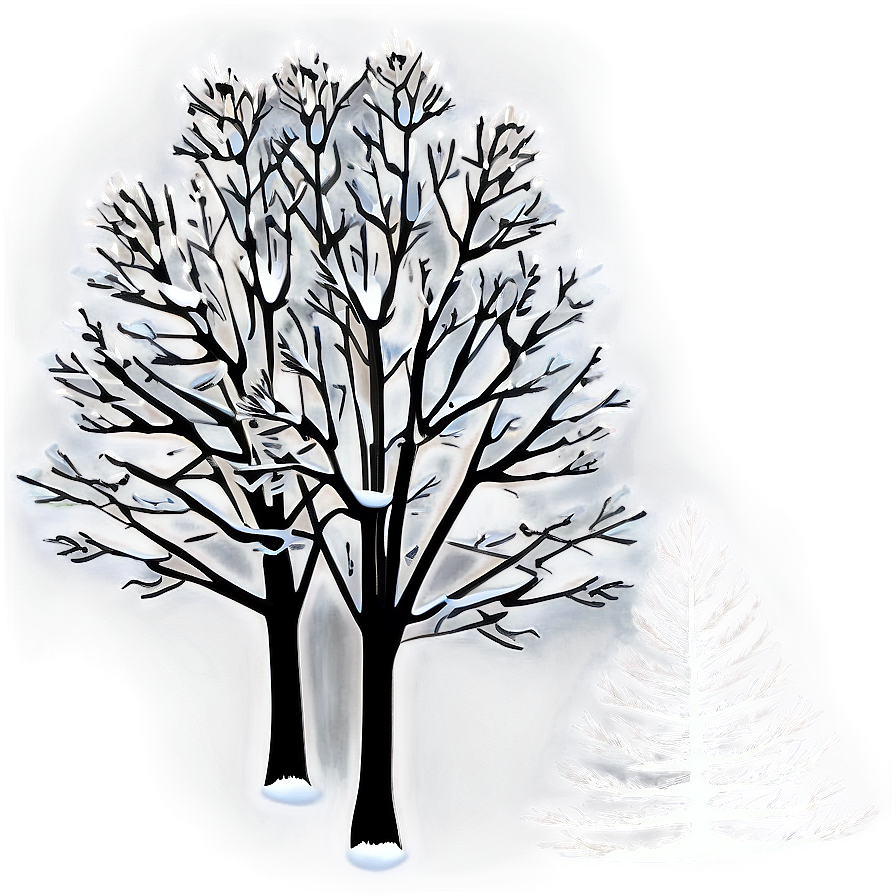 Winter Wonderland Woods Png Utm19 PNG Image