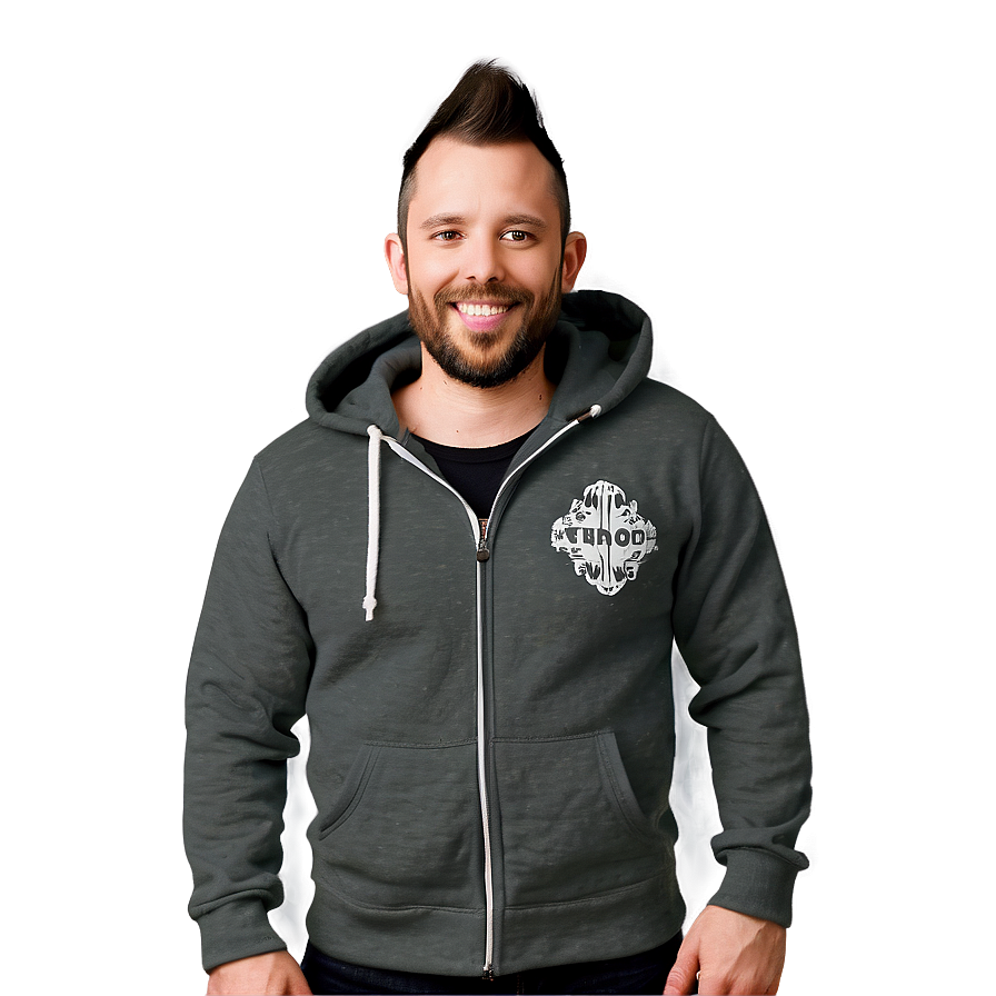 Winter Zip Up Hoodie Png 23 PNG Image