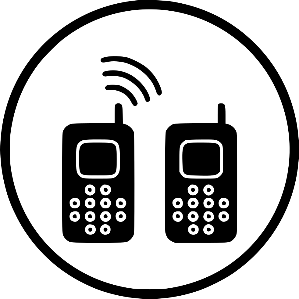 Wireless Communication Old Cellphones PNG Image