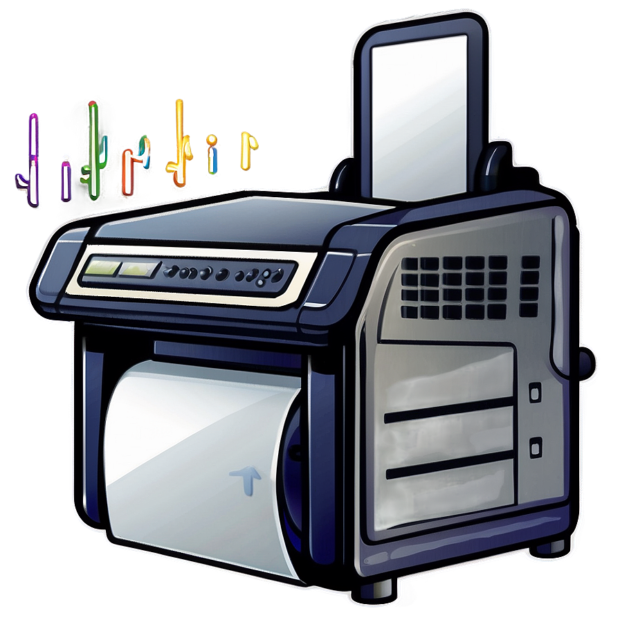 Wireless Printer Illustration Png Eab31 PNG Image