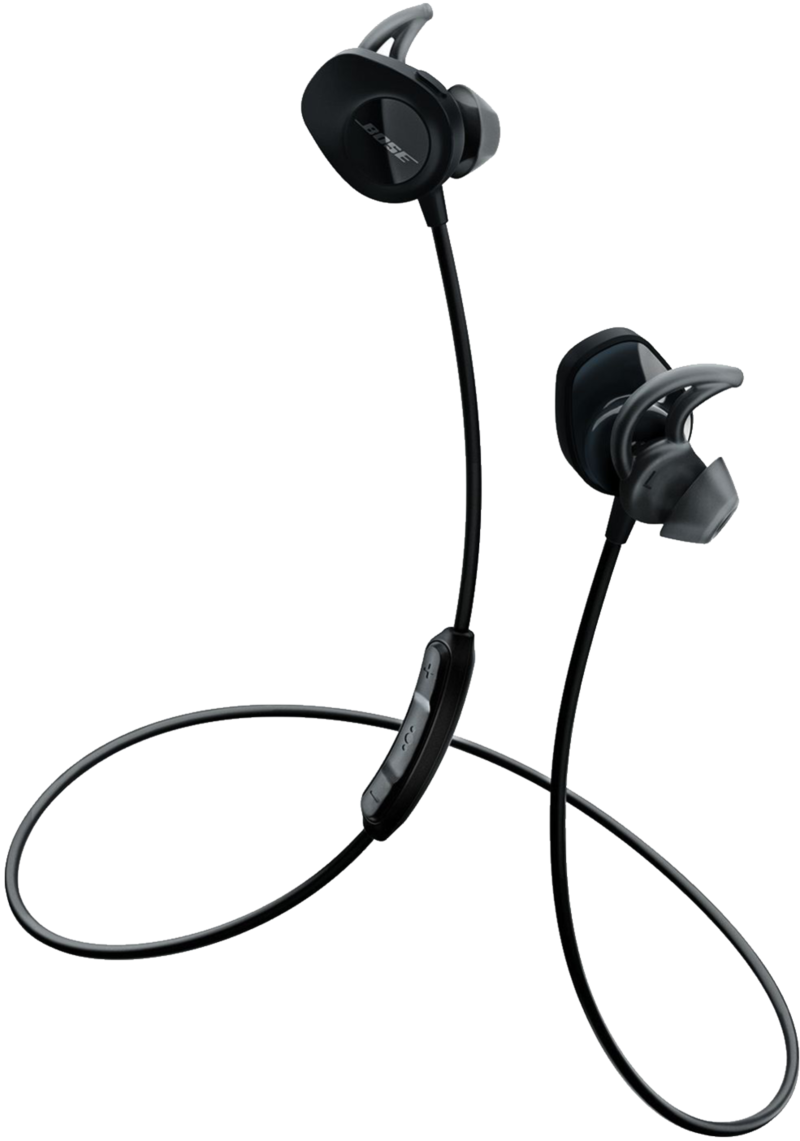 Wireless Sport Earbuds Isolated PNG Image