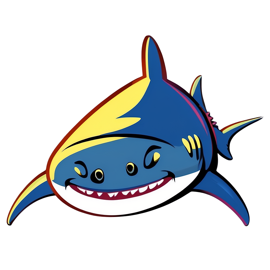 Wise Grandpa Shark Character Png Ypf32 PNG Image