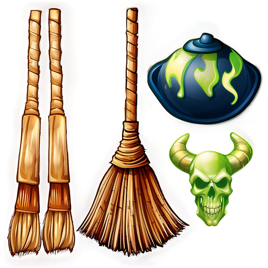 Witch Broom Clipart Png Wbx PNG Image