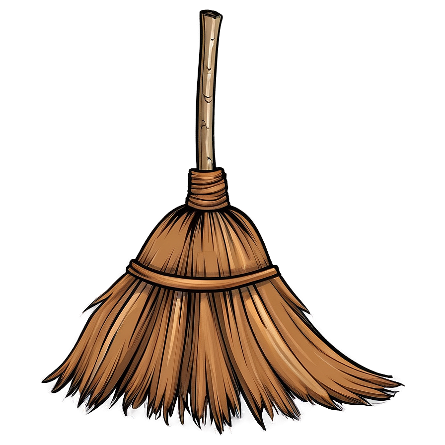 Witch Broom Decoration Png 06292024 PNG Image