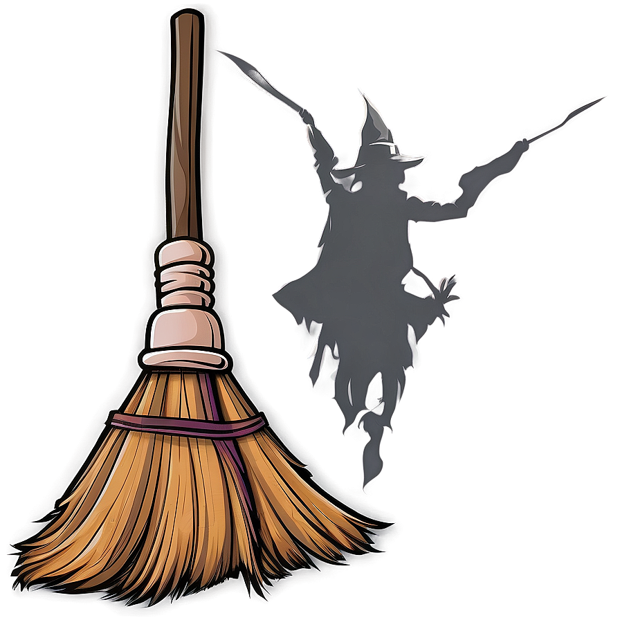 Witch Broom Vector Png Bca PNG Image