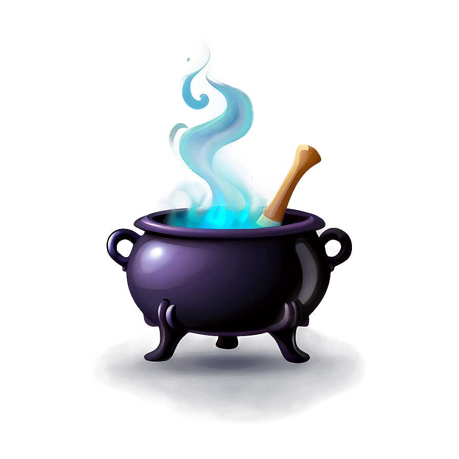 Witch Cauldron With Smoke Png 06292024 PNG Image