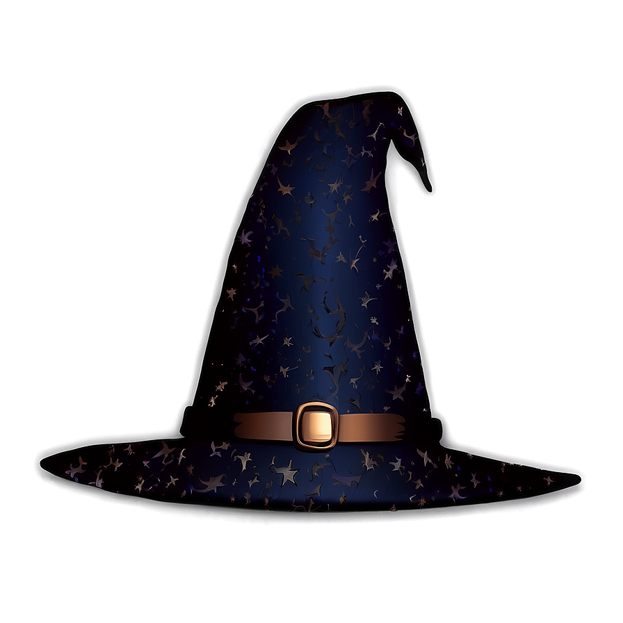 Witch Hat In Night Sky Png 88 PNG Image