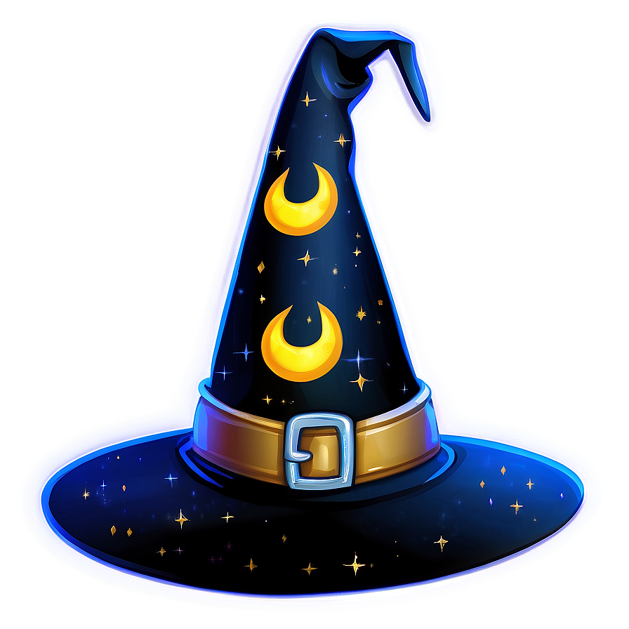 Witch Hat In Night Sky Png Ubm PNG Image