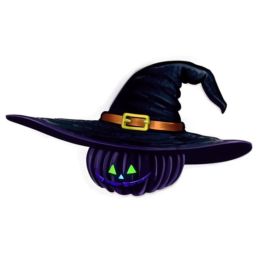 Witch Hat Pumpkin Png Wbe PNG Image