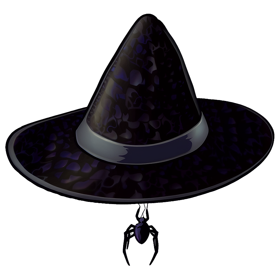 Witch Hat With Spider Web Png Mox PNG Image