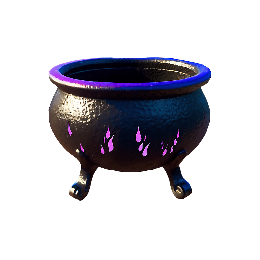 Witch's Cauldron With Flames Png 22 PNG Image