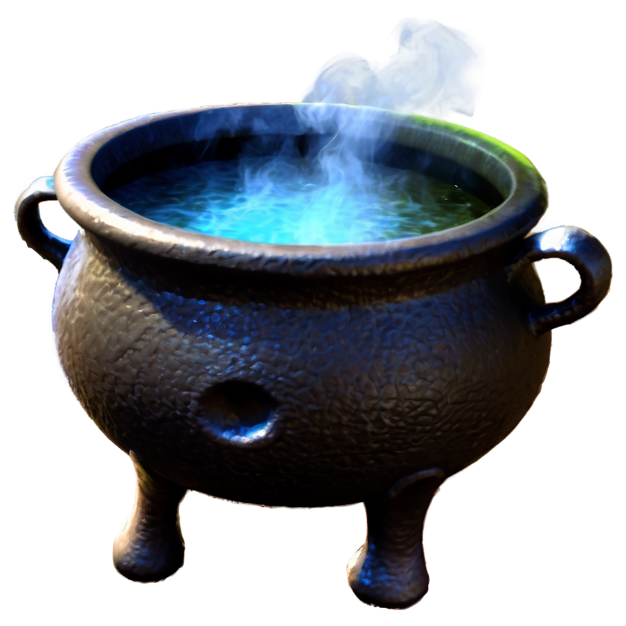 Witch's Cauldron With Smoke Png Hly35 PNG Image