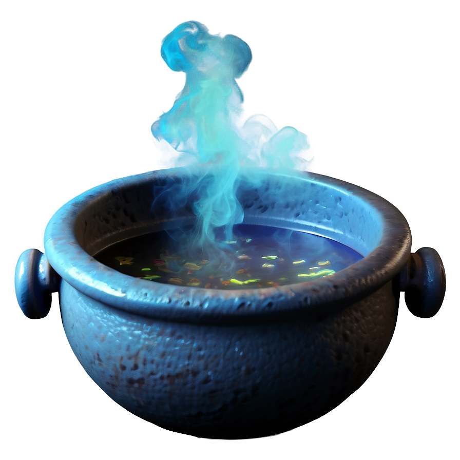 Witch's Cauldron With Smoke Png Unj PNG Image