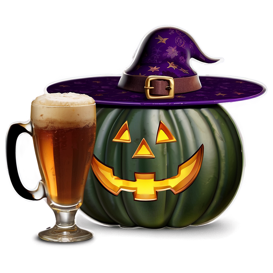 Witch's Pumpkin Brew Png 04292024 PNG Image