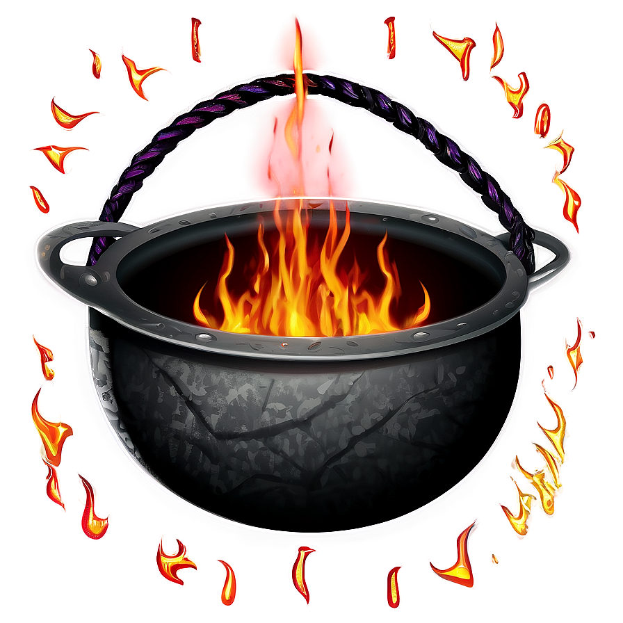 Witchcraft Ritual Cauldron Png Lox PNG Image