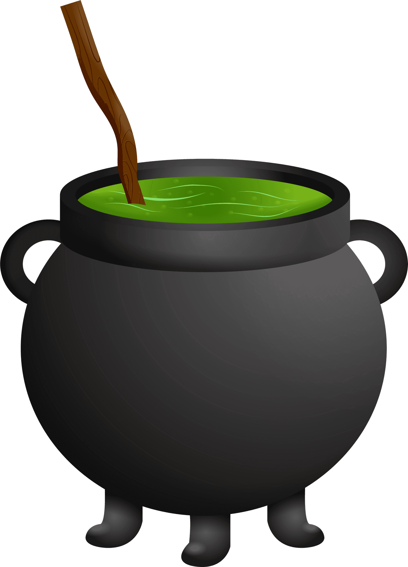 Witches Brew Cauldron Clipart PNG Image