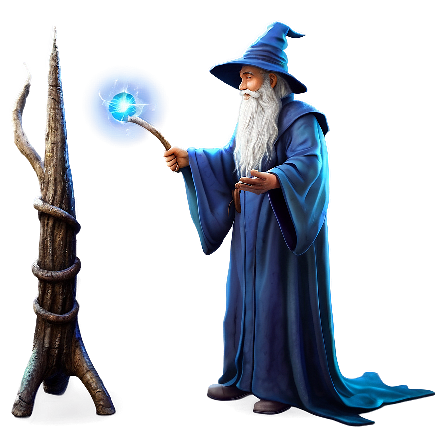 Wizard And Magical Barrier Png Ltr21 PNG Image