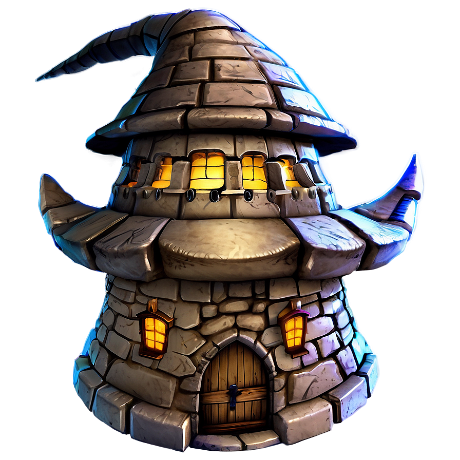 Wizard Tower Fantasy Png Oyx75 PNG Image