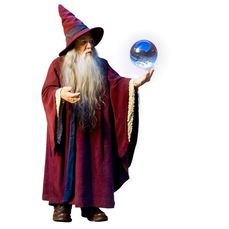 Wizard With Crystal Ball Png Vex PNG Image