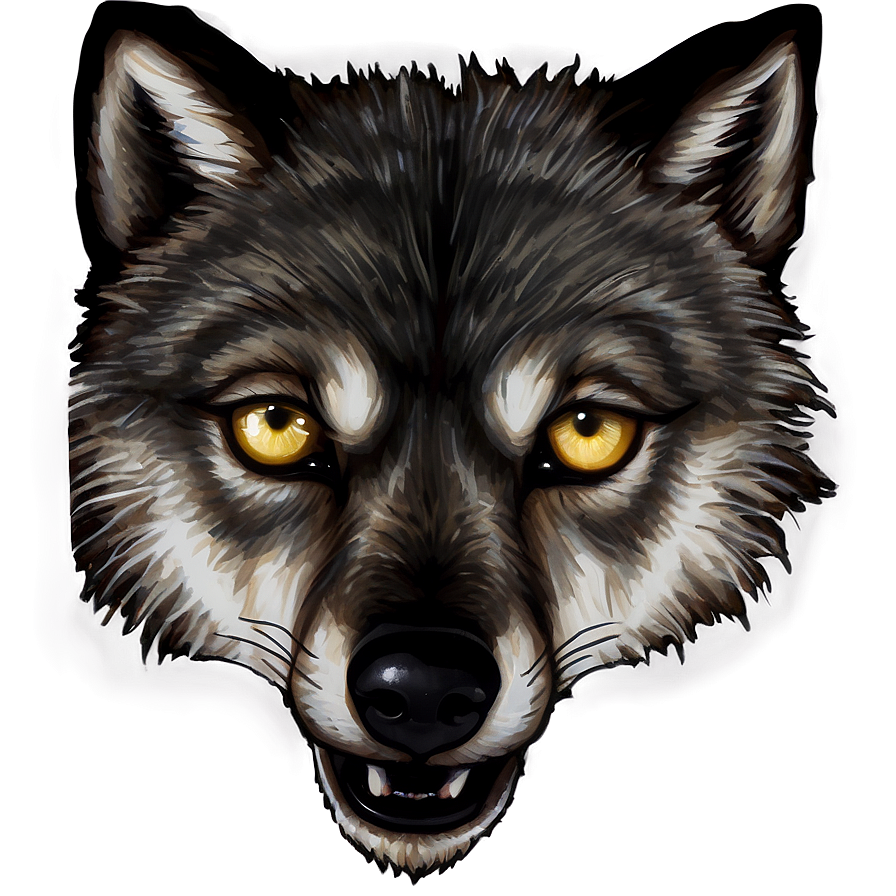 Wolf Eyes In Darkness Png 06292024 PNG Image