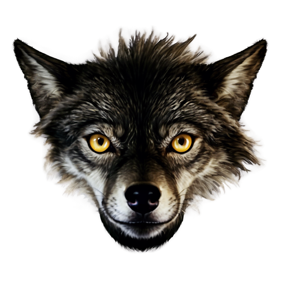 Wolf Eyes In Darkness Png 95 PNG Image