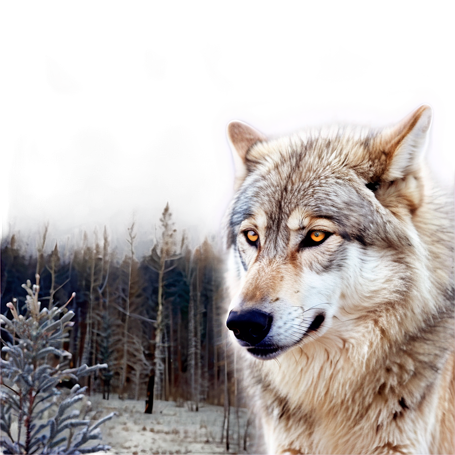 Wolf Eyes Under Moonlight Png Wey5 PNG Image