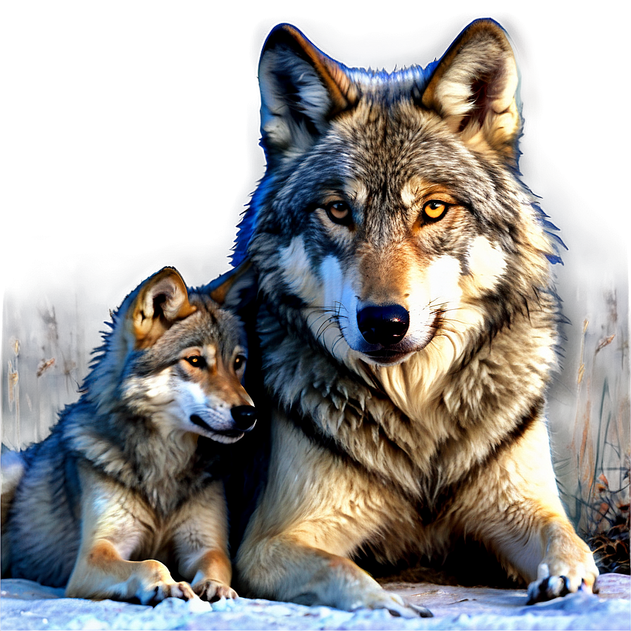 Wolf Family Love Png Cec88 PNG Image