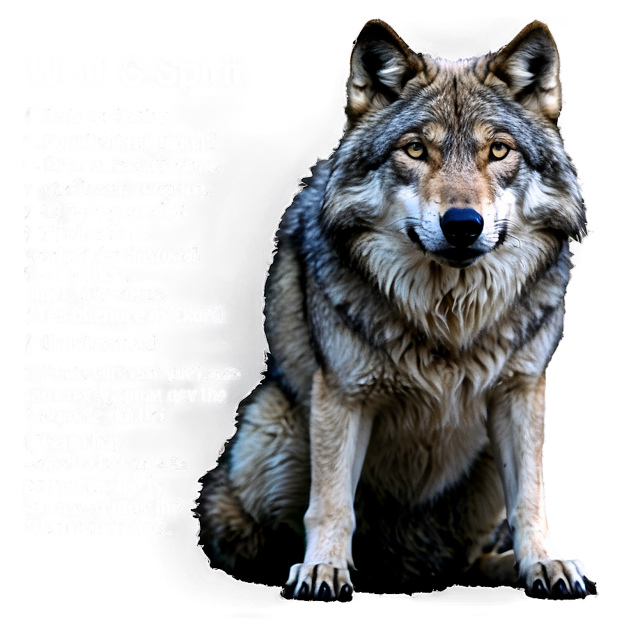 Wolf Spirit Animal Guide Png 77 PNG Image