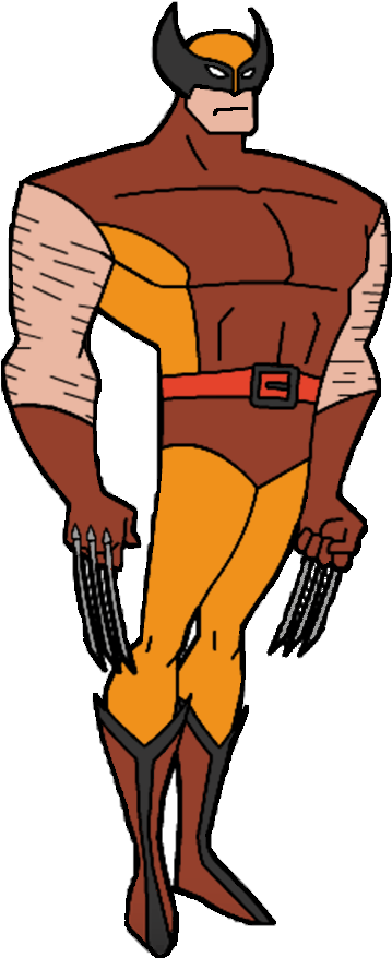 Wolverine Classic Comic Book Pose PNG Image