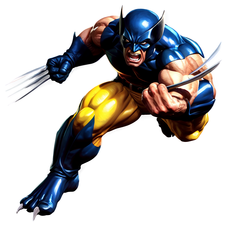 Wolverine Jump Attack Png Rlv38 PNG Image