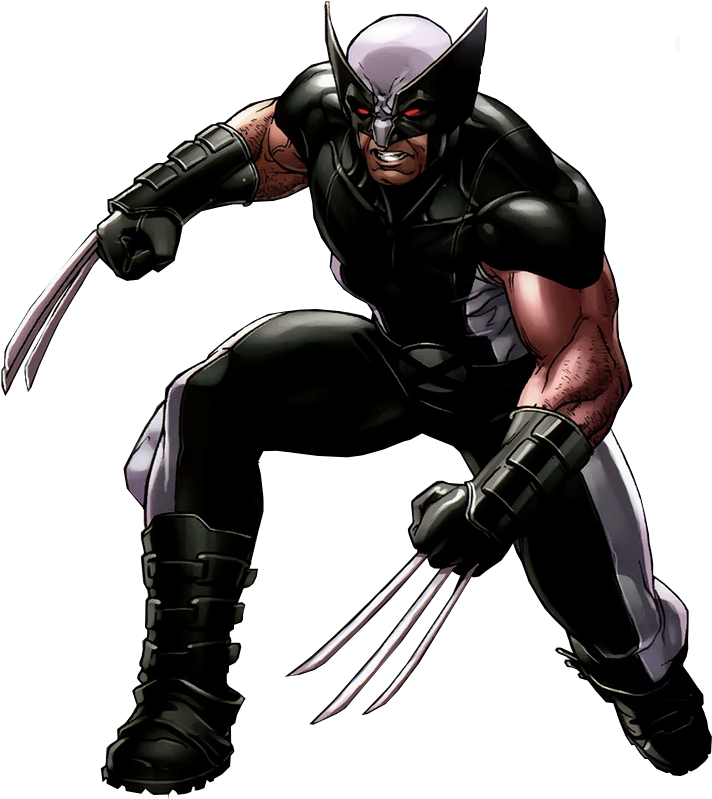 Wolverine Readyfor Action PNG Image