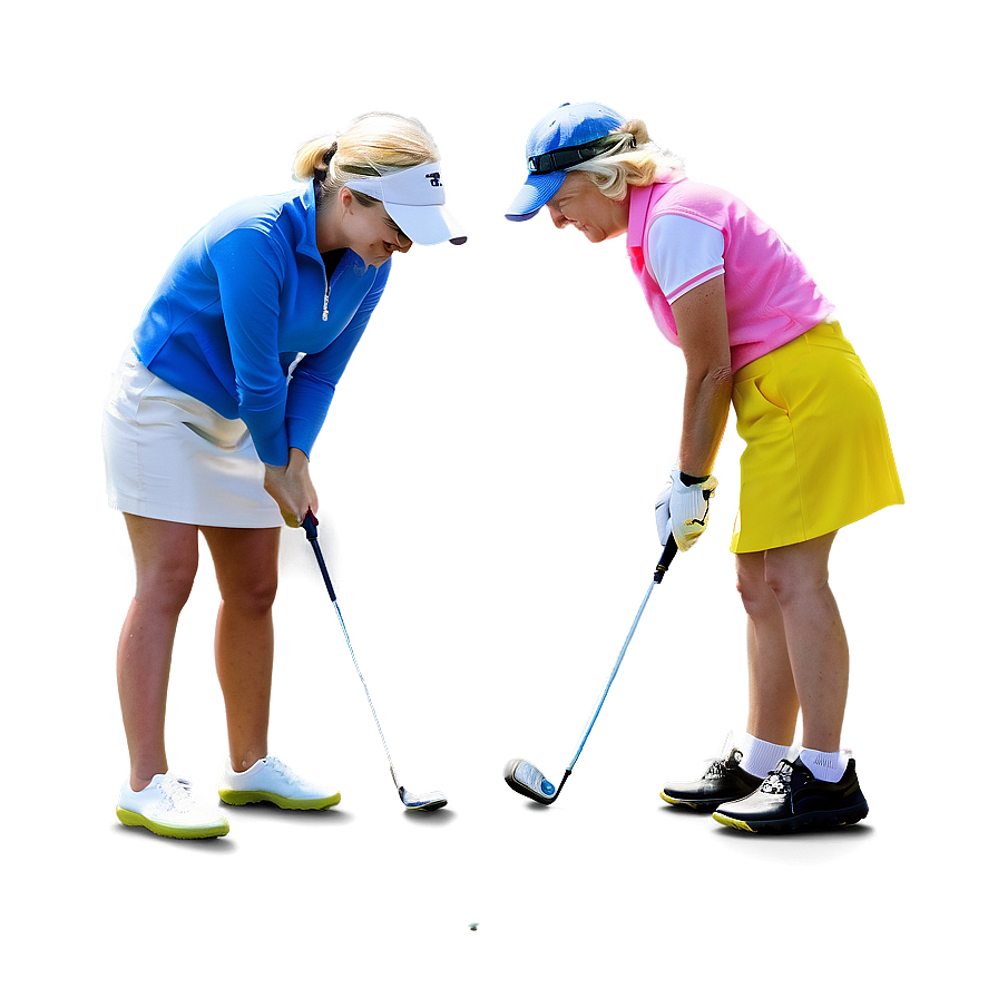 Woman Golfing Png Aah PNG Image