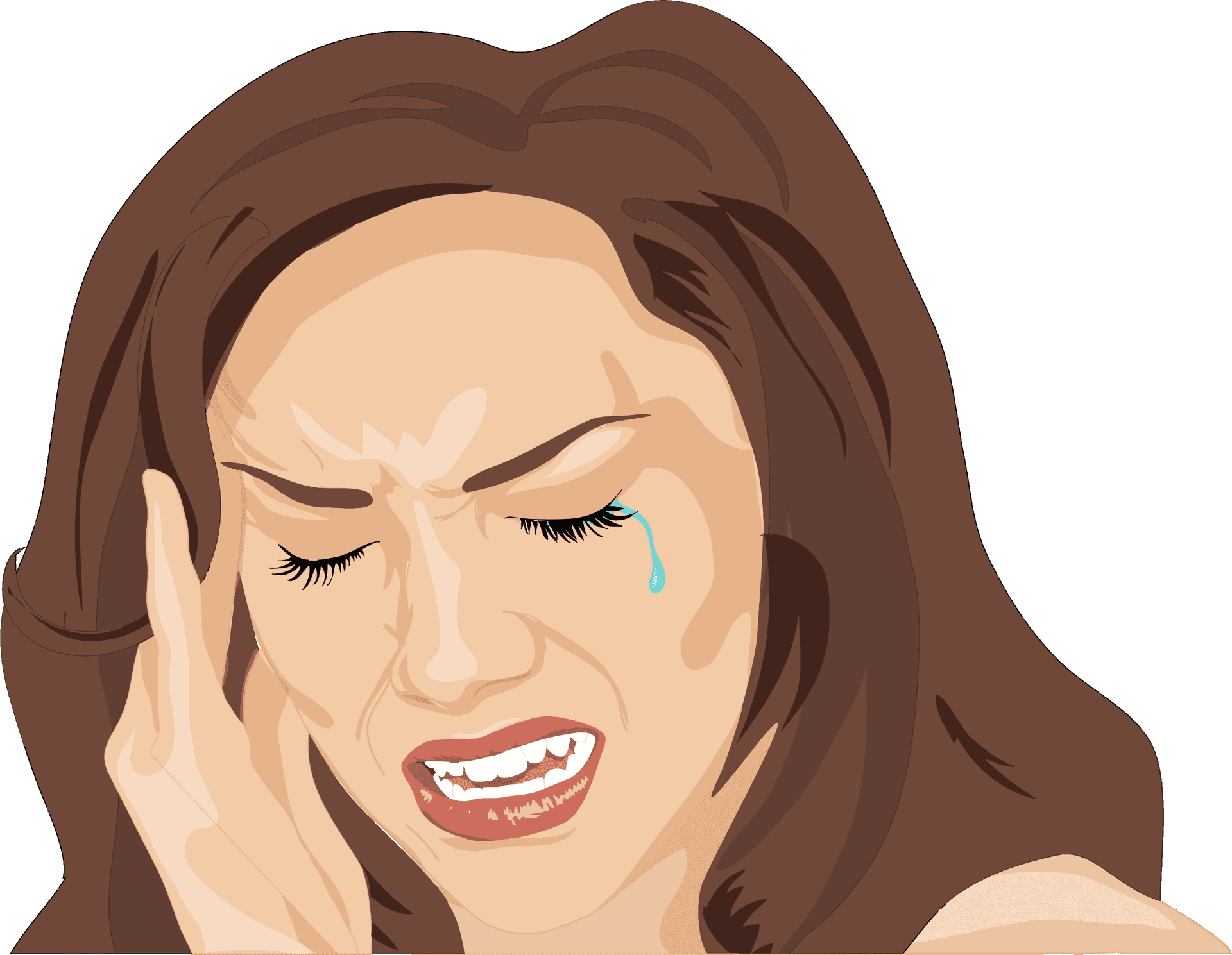 Woman Suffering From Headache PNG Image