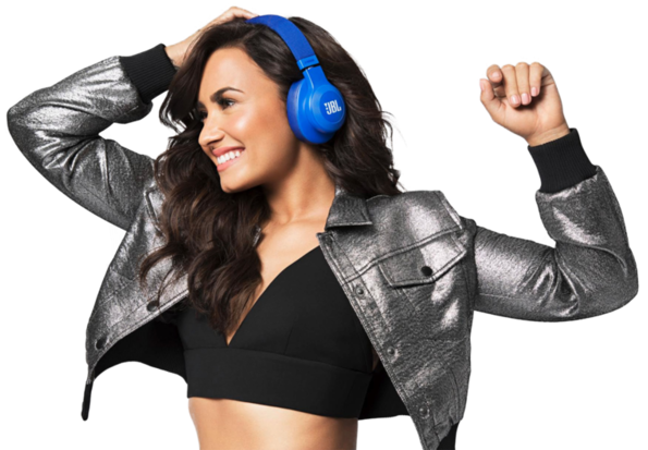 Womanwith Headphones Music Enjoyment PNG Image