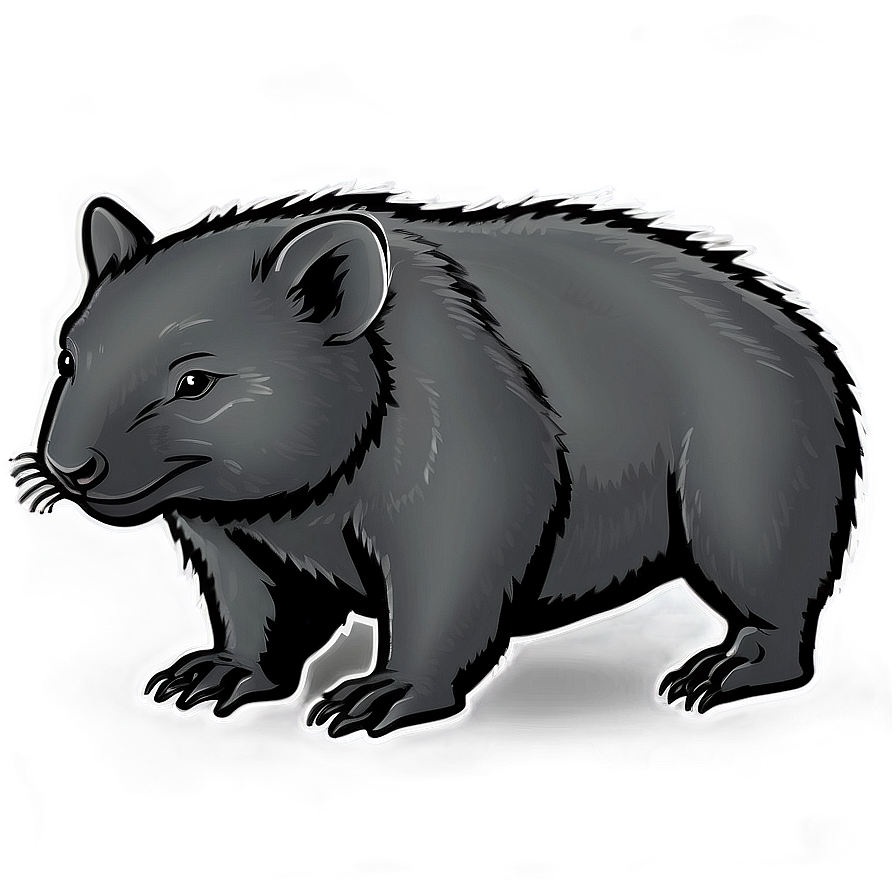 Wombat Cartoon Png 38 PNG Image