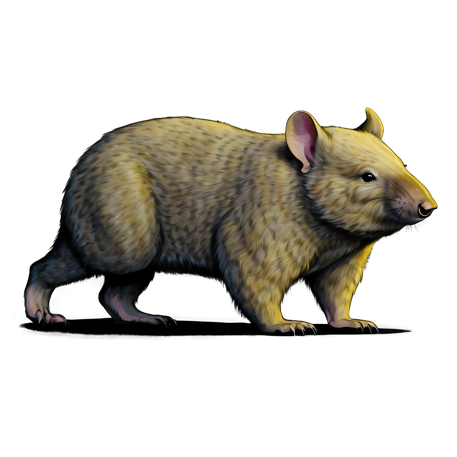 Wombat Sketch Png Efh2 PNG Image