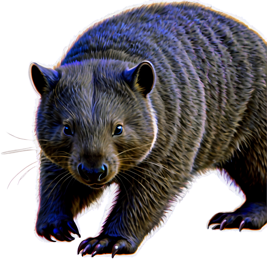 Wombat Sketch Png Sln6 PNG Image