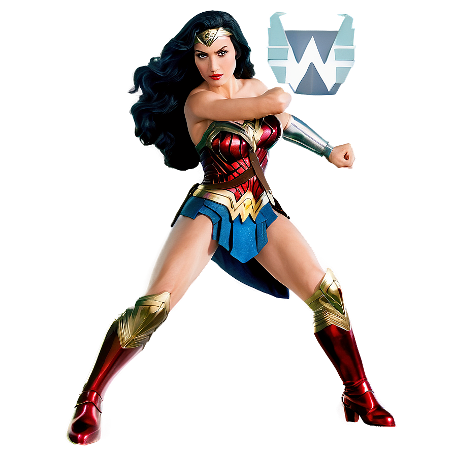 Wonder Woman Action Pose Png Hks41 PNG Image