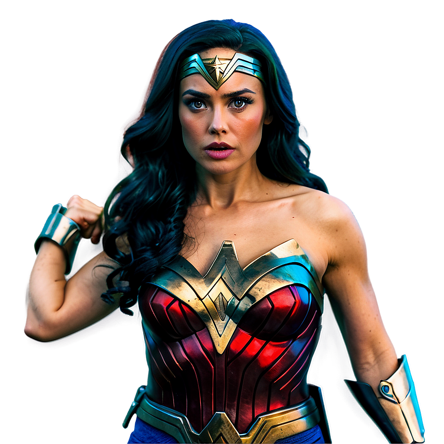 Wonder Woman Action Pose Png Uid PNG Image