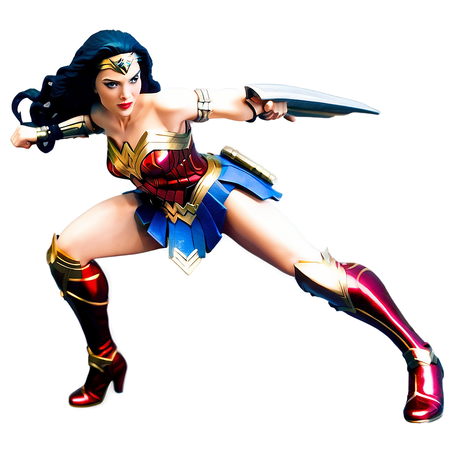 Wonder Woman Battle Stance Png Fjd64 PNG Image