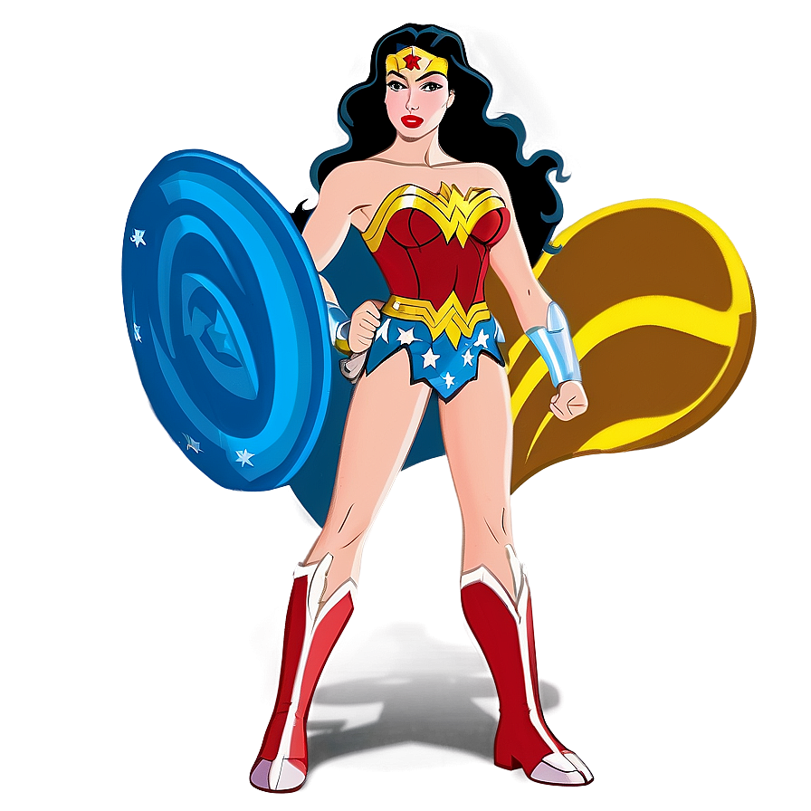 Wonder Woman Cartoon Png Kyj85 PNG Image