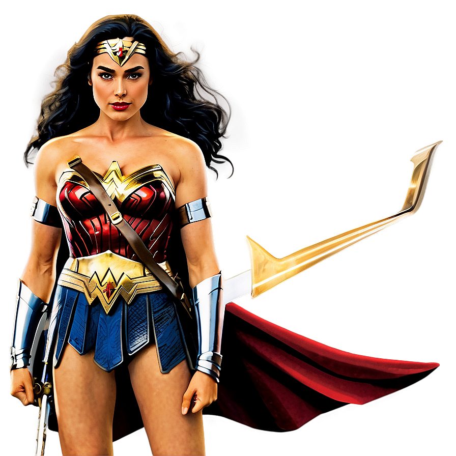 Wonder Woman Comic Art Png Def47 PNG Image