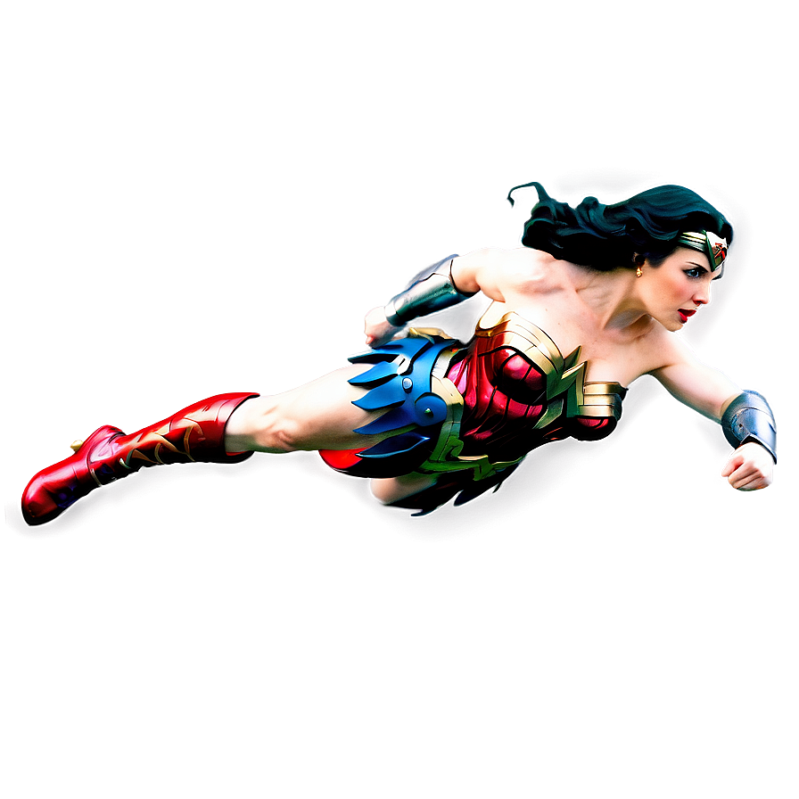 Wonder Woman Flying Png Vre PNG Image