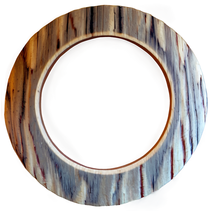 Wood Circle Decoration Png Ygw PNG Image