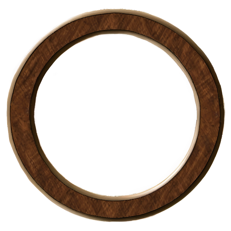 Wood Circle Frame Png Pch22 PNG Image